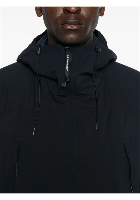 pro-teck hooded padded jacket man blue C.P. COMPANY | 19CMOW006A-110264A888